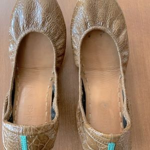 Tieks sienna brown size 9!